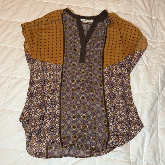 Multi pattern Polyester top - Picture 3 of 6